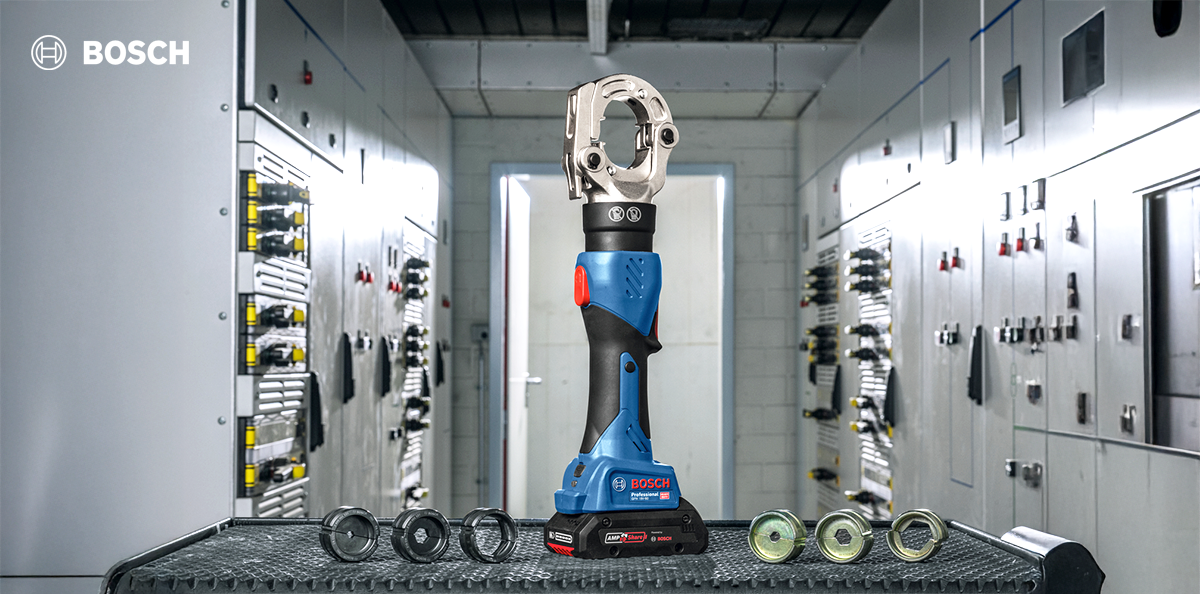 Bosch utvider verktøykassen: Lanserer batteridrevet hydraulisk pressverktøy