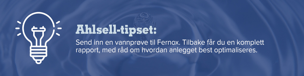 Fernox, vannprøve, Ahlsell-tipset