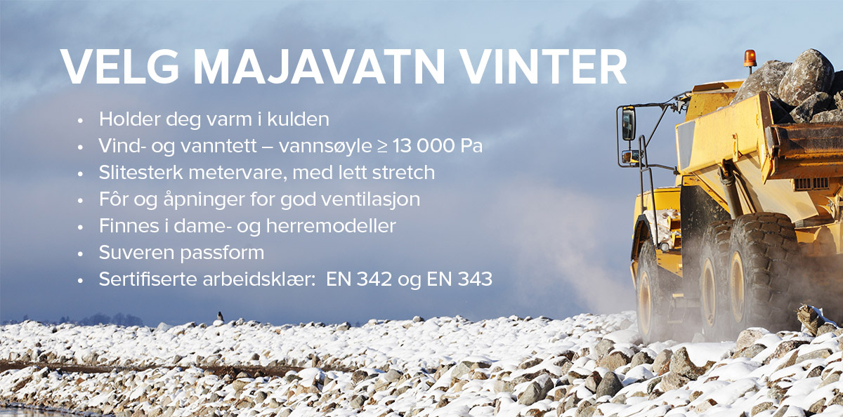 Velg Majavatn vinter