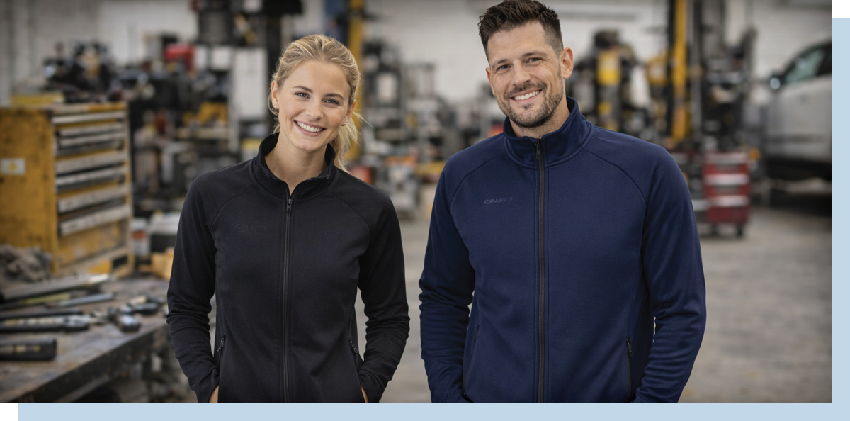 Craft Corporate – arbeidsklær med sportslig DNA