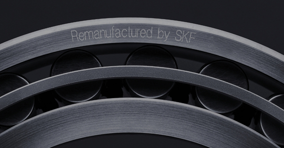 Remanufactured by SKF - rekondisjonering som folenger levetiden. SKF Reman bringer lageret tilbake til ny tilstand.