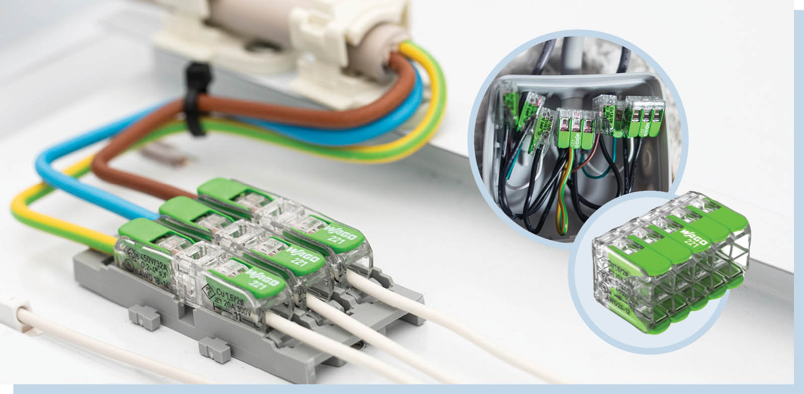 WAGO grønn 221: Samme 221-opplevelse – lavere klimaavtrykk