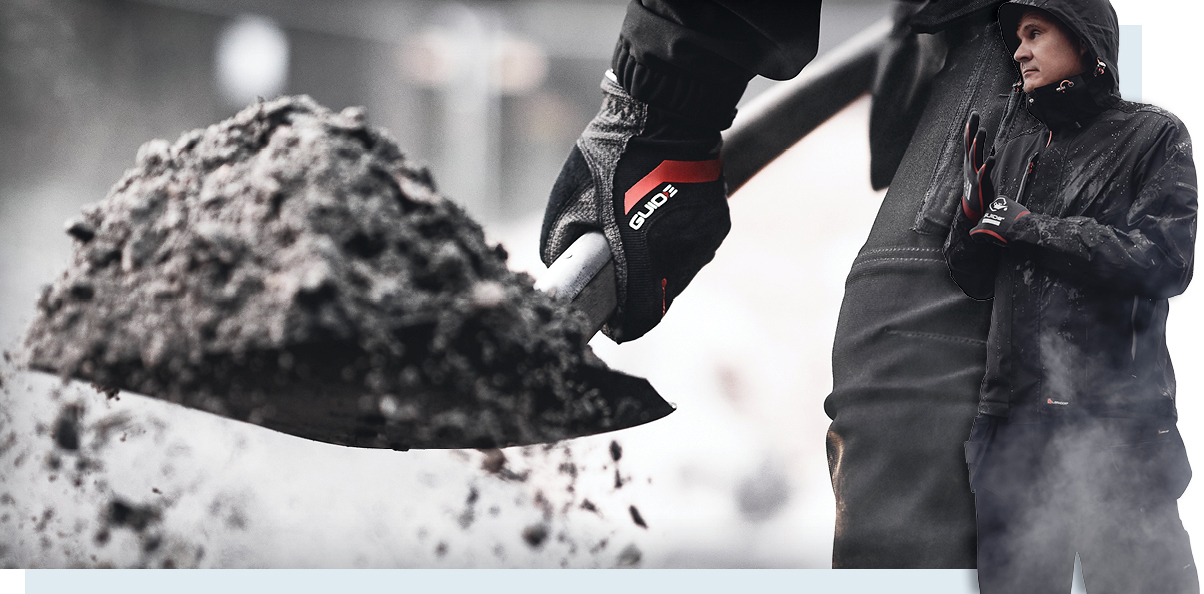 Illustrasjonsbilde fra Guide Gloves som setter fokus på å velge riktig arbeidshanske til arbeidsoppgavene.