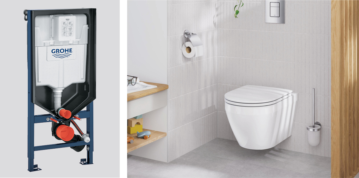 Grohe Rapid SL lekkasjeboks – sisternen som kan byttes fra front uten å rive vegg!