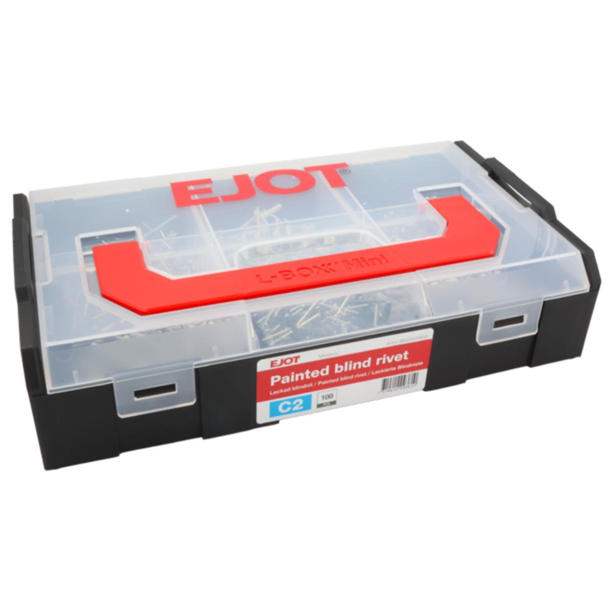 Blindnagle EJOT® lakkert C2 Minibox - Blindnagle lakkert C2 Ejot Minibox 1pk