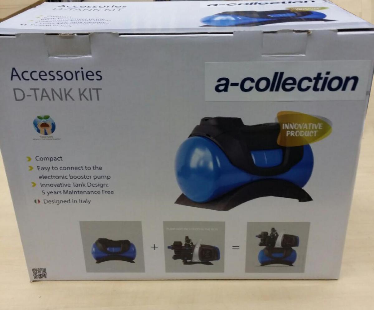 Membrantank-kit for a-collection pumper - 18 L A-collection membrantank D-tank Kit for PA-1 og PA-2