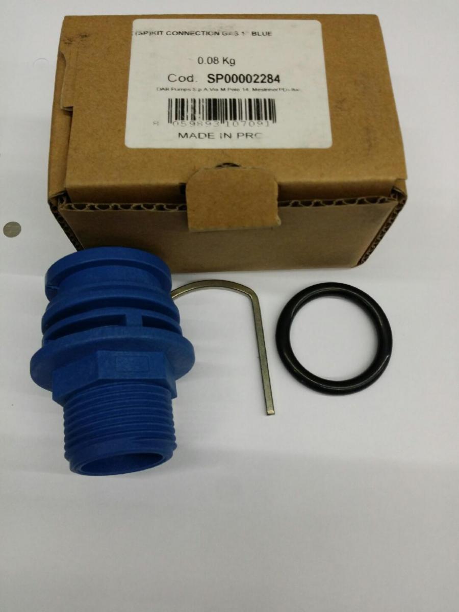 Tilkoblingskit for kaldtvannspumper, a-collection - 1" Tilkoblingskit a-collection Kit connection GAS blue a-col