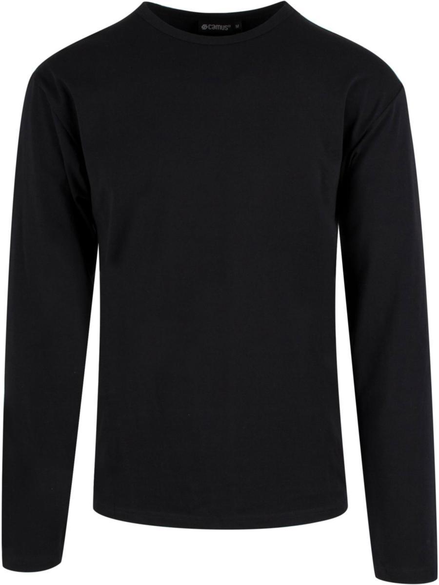 T-skjorte lang erme Camus® Chania - T-skjorte lang erme Camus Svart str 2XL