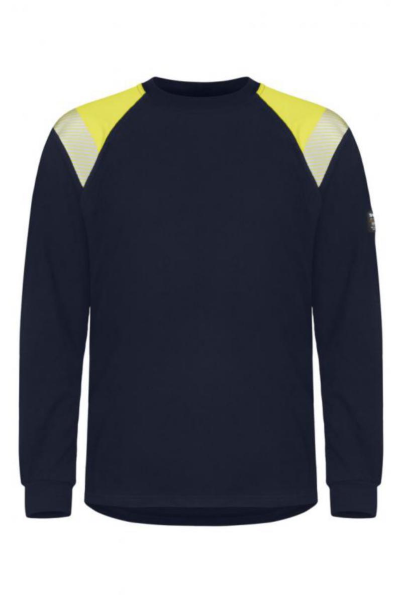 T-skjorte langermet Tranemo 6362 Multinorm - T-skjorte langermet Tranemo 6362 Multinorm mar/gul str XS