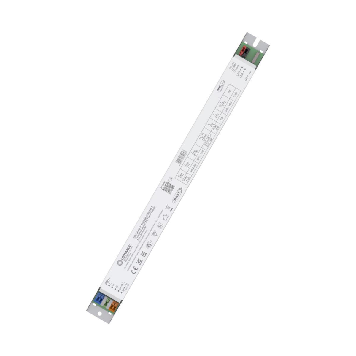 LED driver Ledvance med NFC-dimmegrensesnitt - DR DALI NFC P 150/300-1100/220