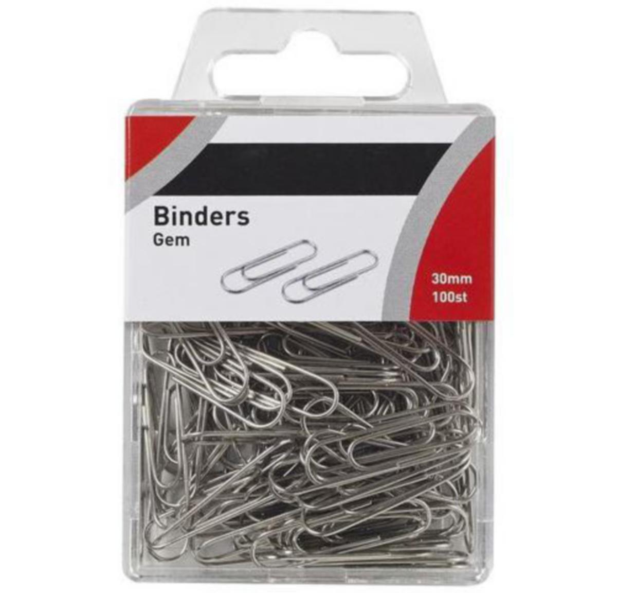 Binders Nordic Brands - Binders GEM 30mm Nordic Brands plasteske (100)