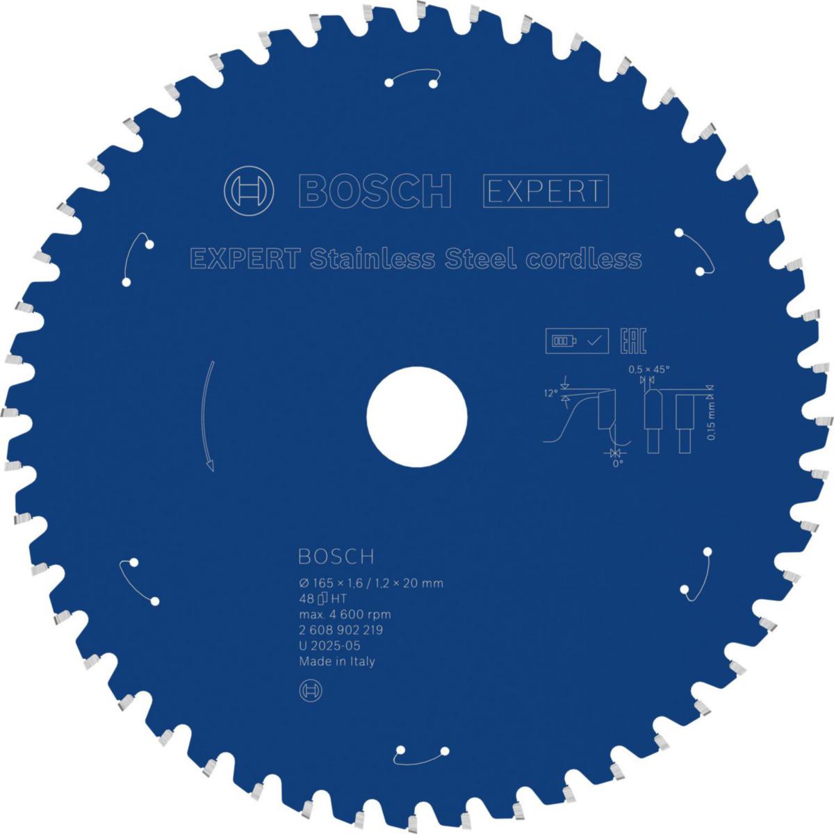 Sirkelsagblad Bosch Expert Stainless steel cordless - Sirkelsagblad Exp. Stainless S Bosch Ø355X25.4X2.5mm. 90T