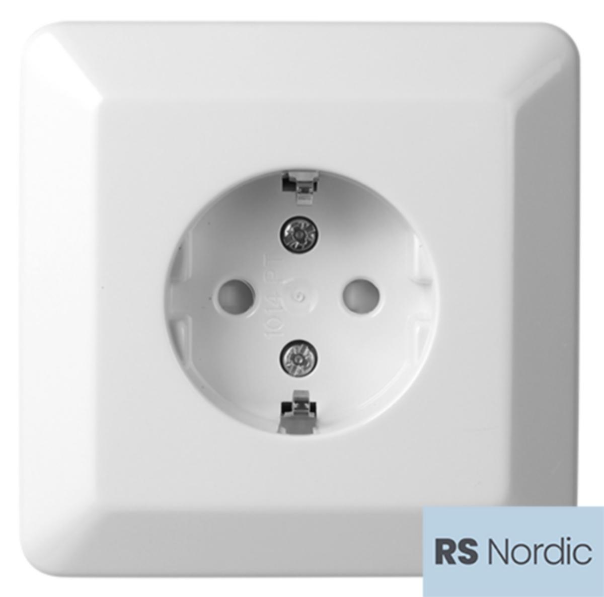 Enkel Stikk Innfelt RS Nordic - Enkel stikk m/j I RS RH RS Nordic enkel stikkontakt me