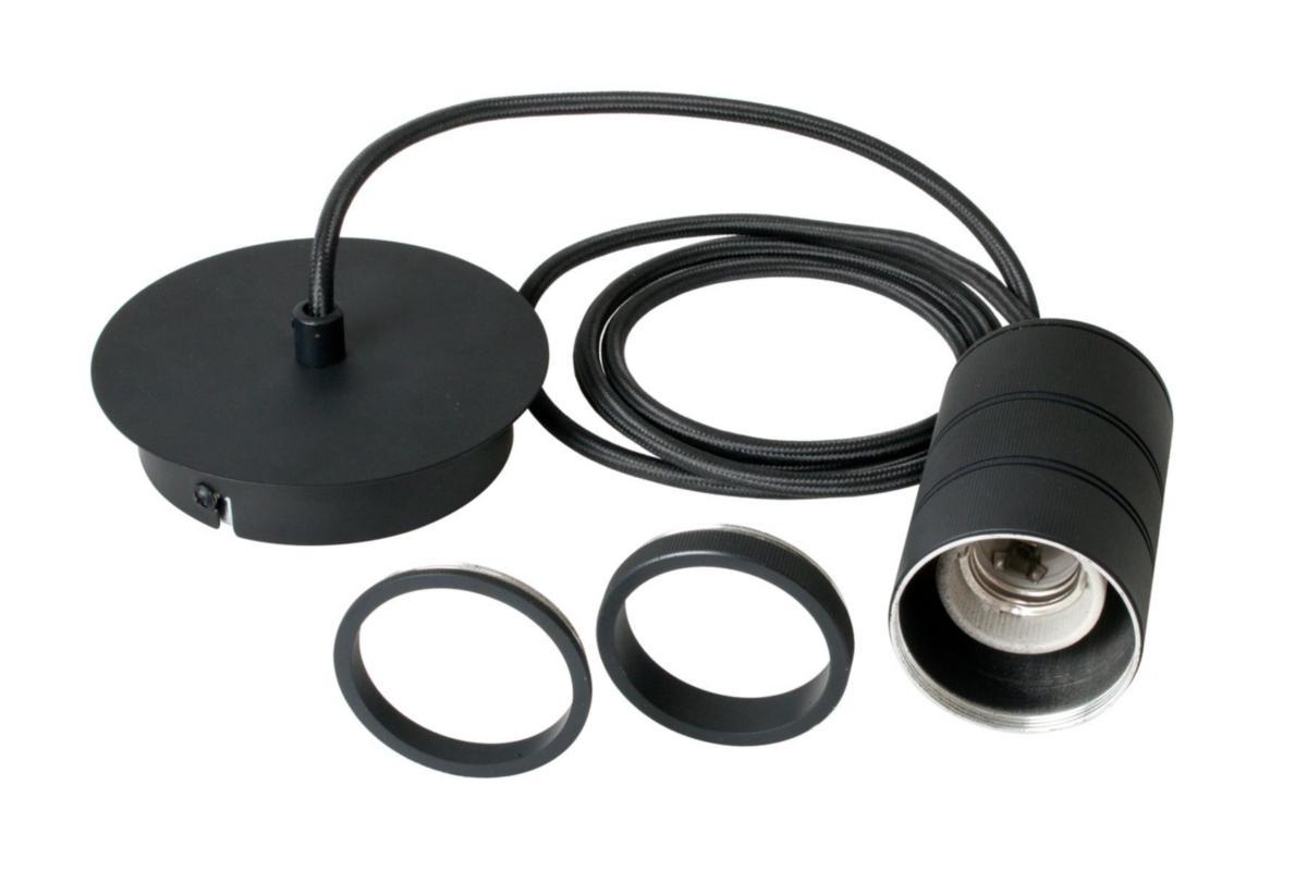 Pendeloppheng Nortronic Sort E27 - Pendeloppheng Sort E27 2m
