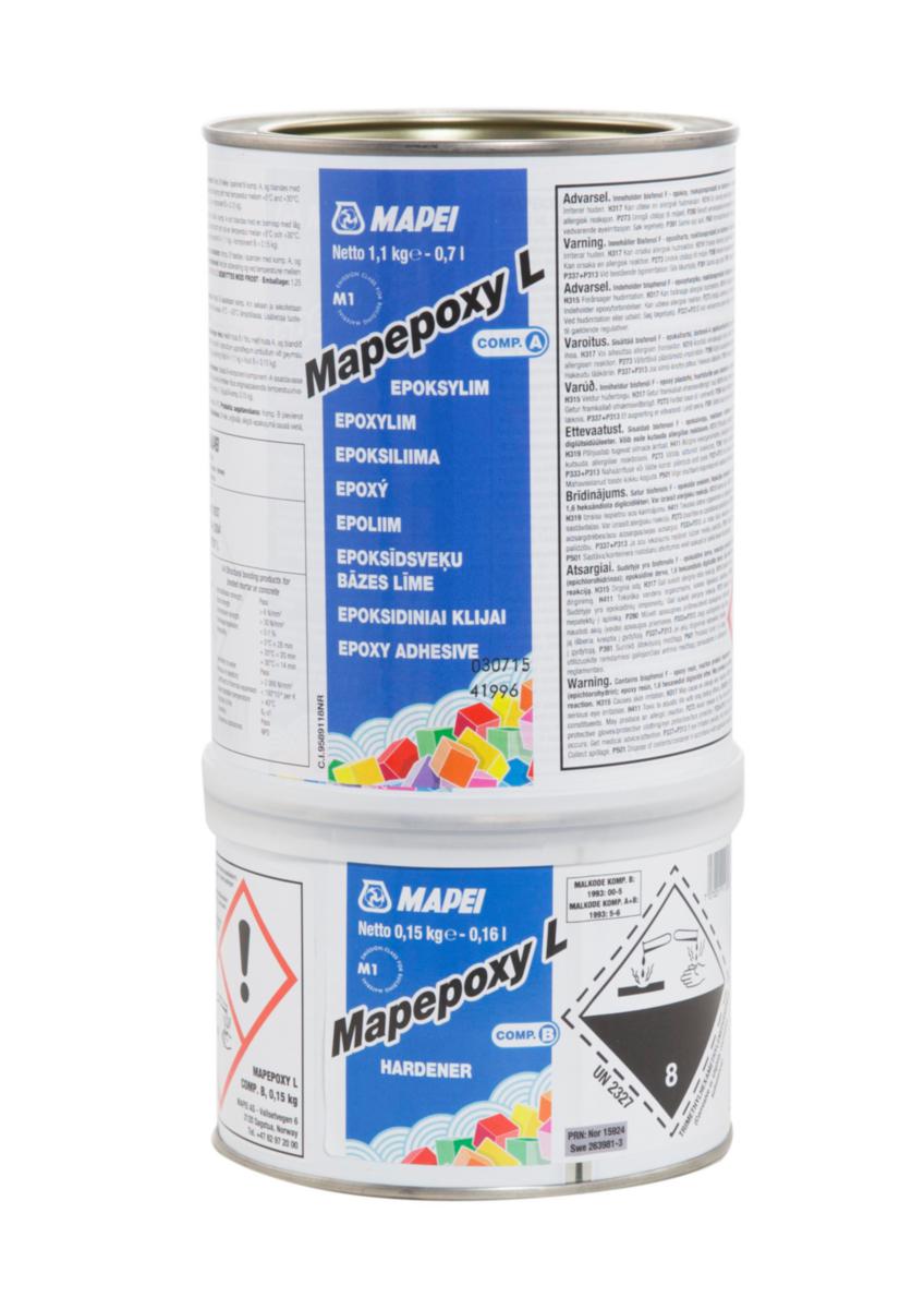 Betonglim Mapei Mapepoxy L sett 1.25 kg - Betonglim Mapepoxy L Mapei 1.25 kg sett