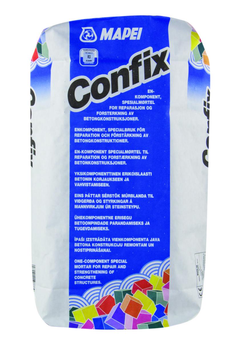 Reparasjonsmørtel Mapei Confix - Reparasjonsmørtel Confix Mapei /Påstøpsmørtel 25 kg sekk