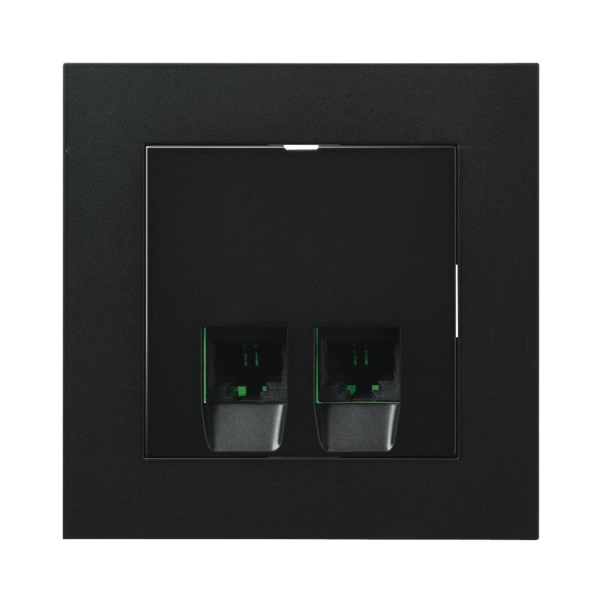 Modularkontakter Elko Plus UTP - Plus 2XRJ45/UTP/KAT.6 I SO