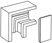 Installasjonskanal L-stykke Schneider
