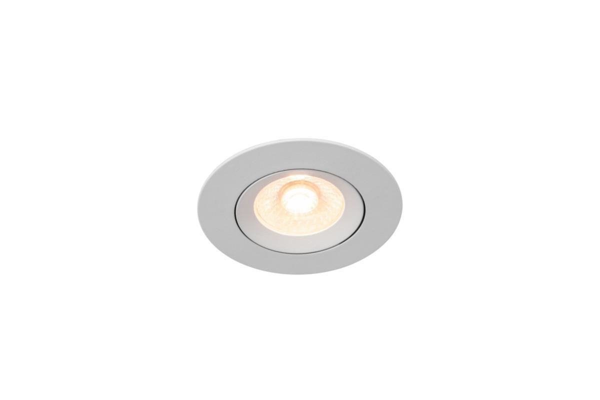 Downlight Aneta Lighting Pitch D2W - PITCH D2W hvit tiltbar downlig