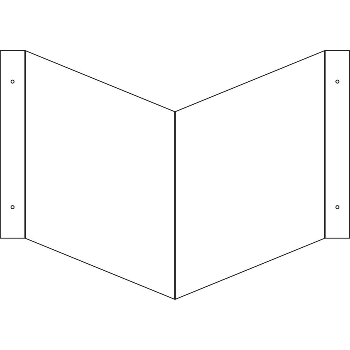 Skiltfeste Systemtext plogskilt - Skiltfeste plogskilt Systemtext 200x200 mm Alu