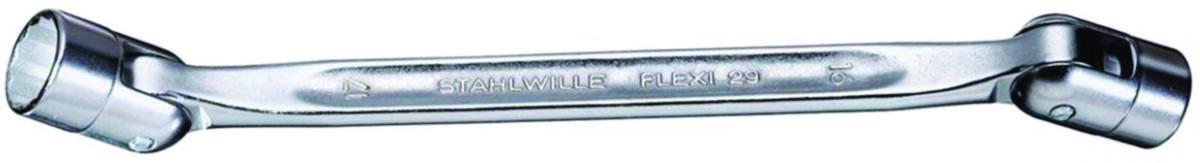 Leddnøkkel Stahlwille 29A Flexi - Leddnøkkel 29A Flexi dobbel Stahlwille 1/2"X9/16" 43413234