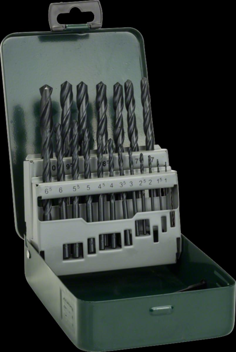 Metallborsett Bosch HSS-R 19-deler - Borsett metall HSS-R Bosch 1-10mm 19pk