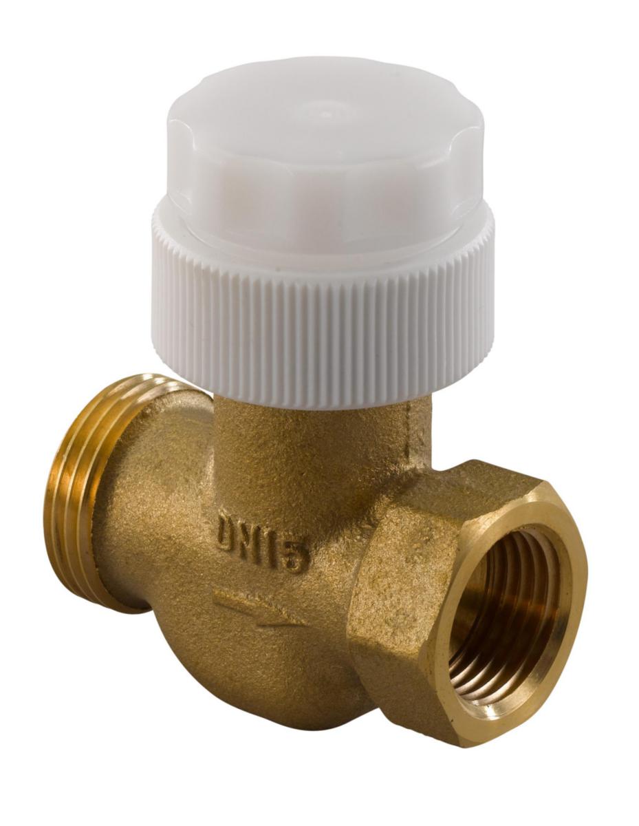 Kuleventil Vario, Uponor - 1/2" - G3/4"Vario returventil Uponor