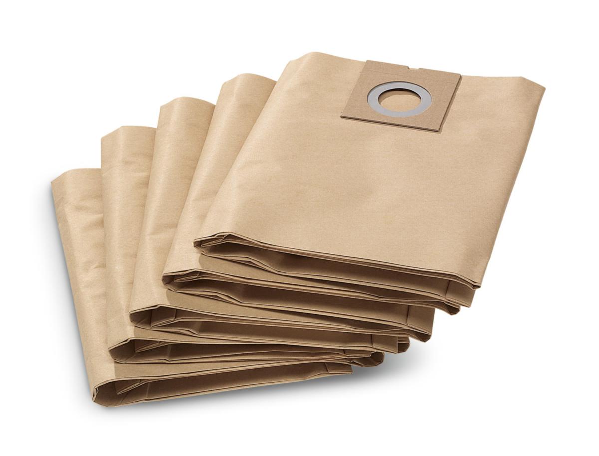 Filterpose papir f/ Kärcher NT 27 - Filterpose papir for NT27 Karcher 69042900 5pk