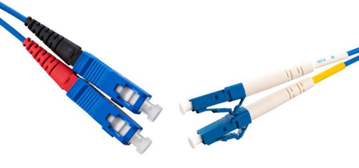 Fibersnor Melbye SM SC-LC - Fibersnor SM 2xSC-LC 7.5m