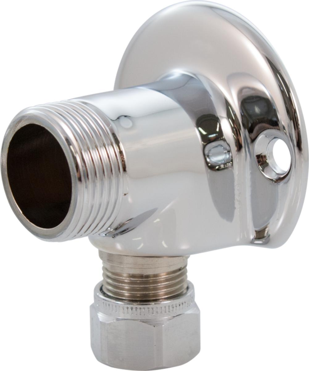 Platealbue utvendig gjenget, Oras - Oras 3/4"x12 mm platealbue krom