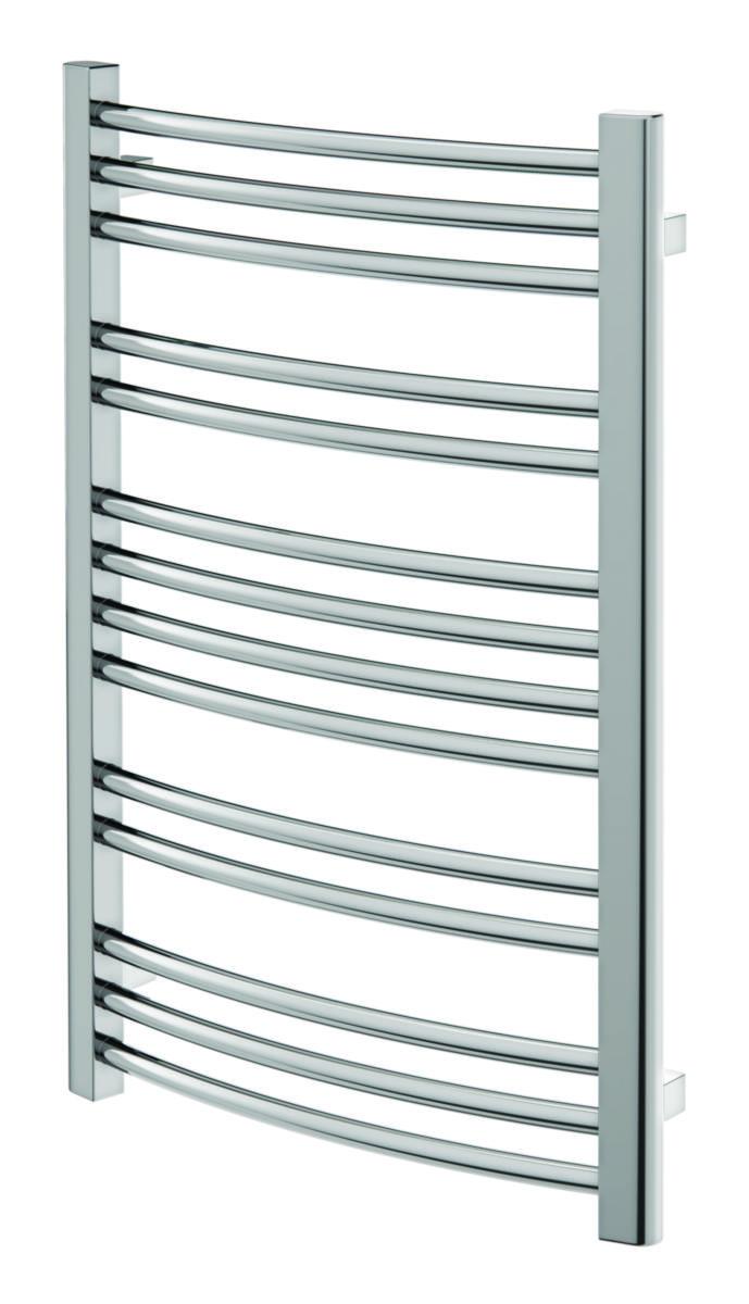 Håndkletørker Embla, a-collection - 750 x 510 mm håndkletørker krom. buet