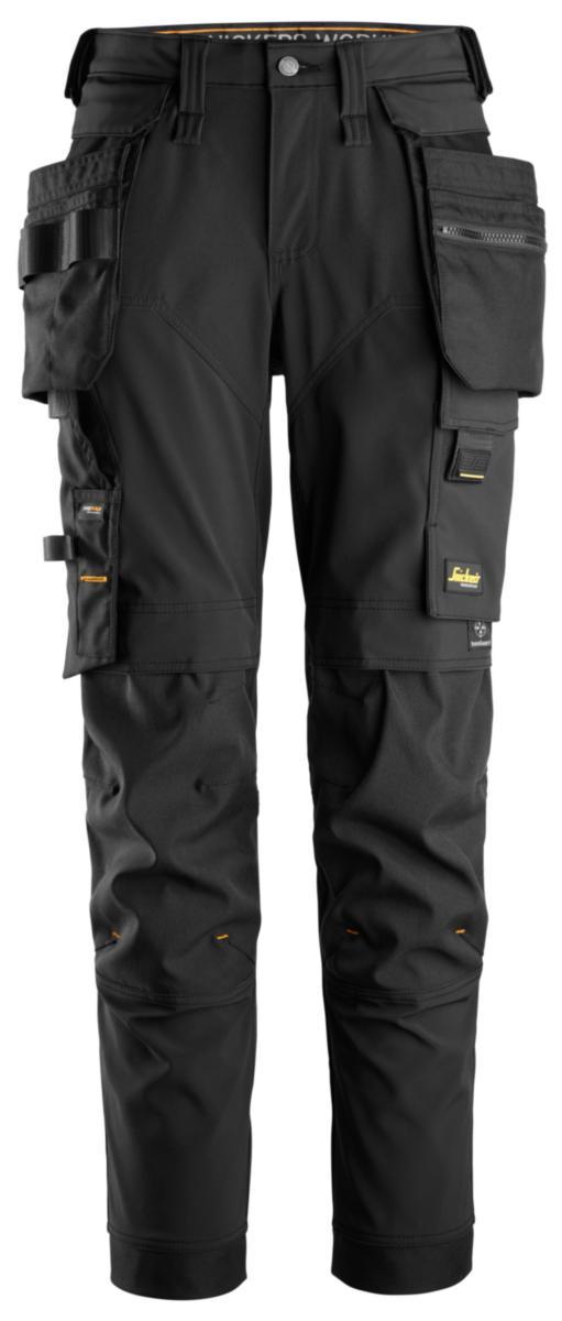 Håndverksbukse dame Snickers Workwear® 6775 AllroundWork - Håndverksbukse dame Snickers AllroundWork 4X svart str 36