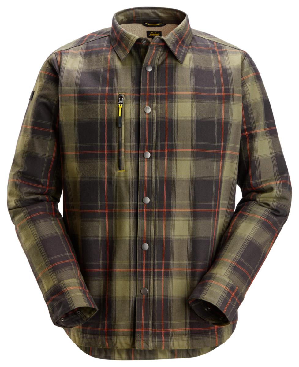 Skjorte Snickers Workwear® 8522 AllroundWork - Skjorte m/for Snickers 8522 AllroundWork grønn/svart L