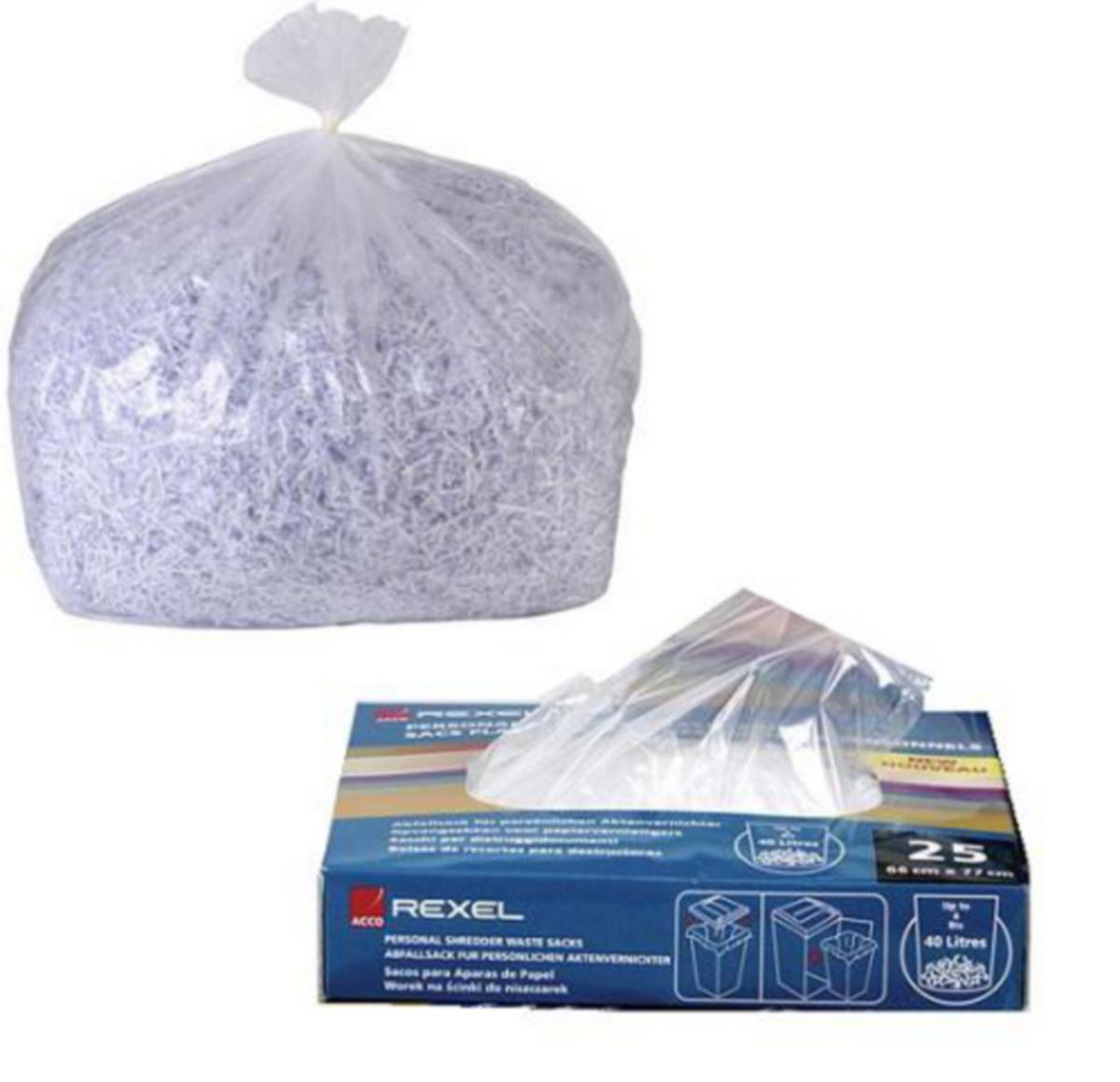 Pose Rexel® til Makuleringsmaskin - Pose til Makuleringsmaskin Rexel 200L 50pk