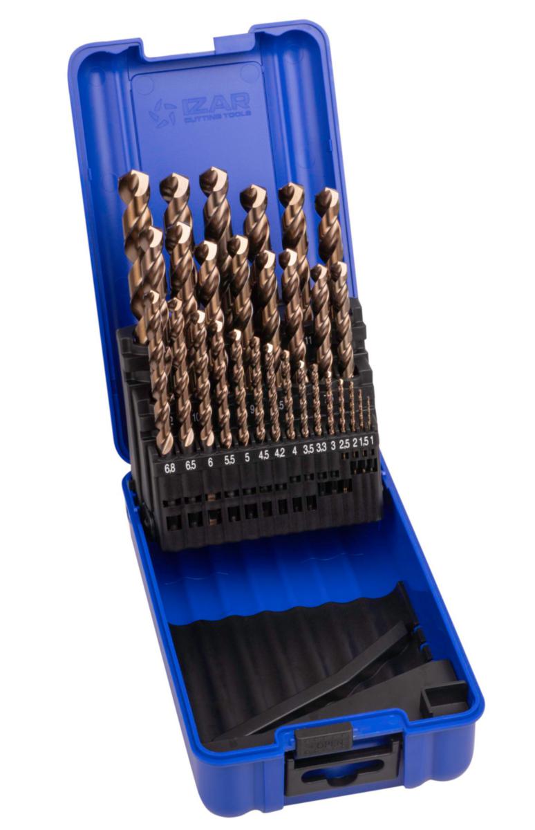 Borkassett 1459 HSSE 1021 1-13 mm Izar - Borkassett 1459 HSSE Izar 1-13mmx0.5mm 1021 29pk