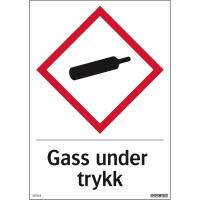 Dekal Systemtext "Gass under trykk"