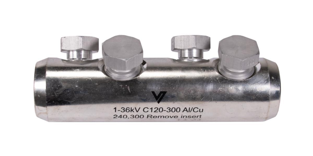 Skruskjøtehylser Melbye 1-36 kV Al/Cu - Skruskjøtehylse 1-36kV 120-300