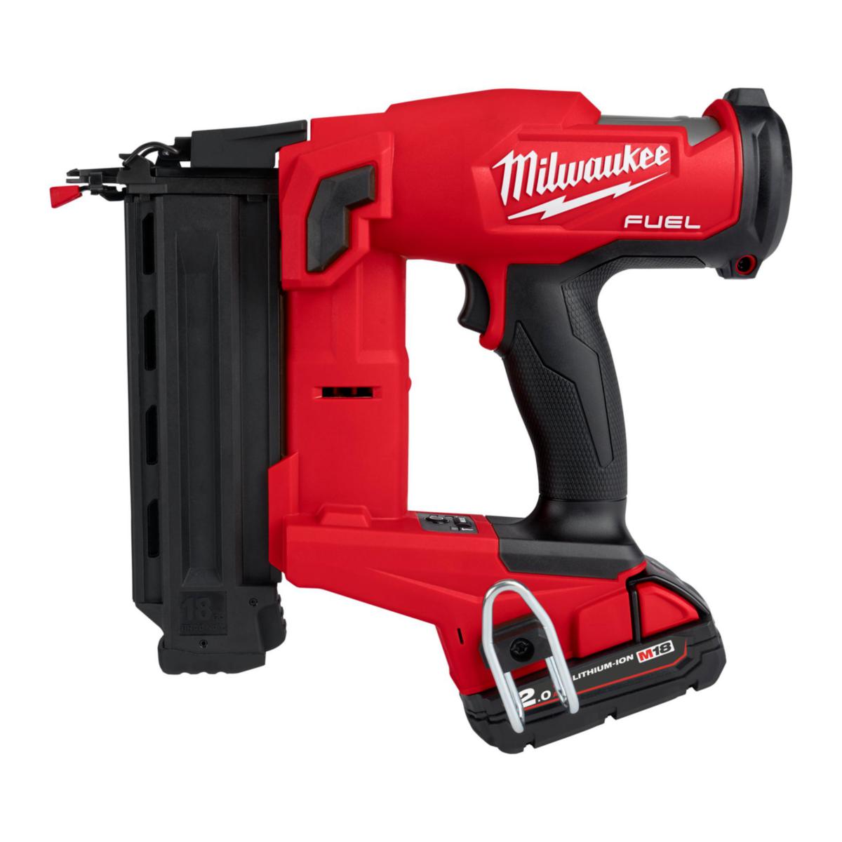 Dykkertpistol Milwaukee M18 FN18GS-202X - Dykkertpistol M18 FN18GS-202X Milwaukee 18V koffert 2x2Ah