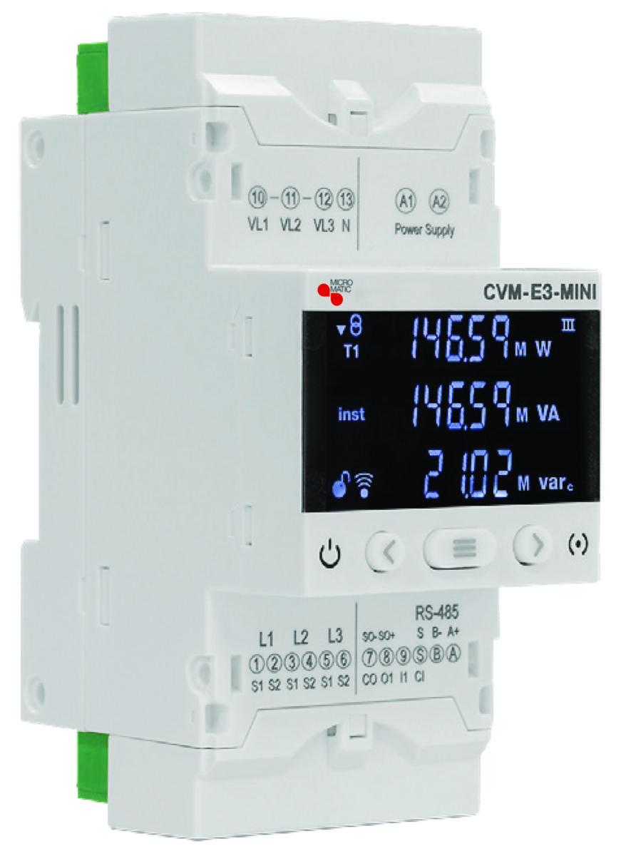 Nettanalysator CVM-MINI-E3 - Nettanalysator CVM-MINI-E3