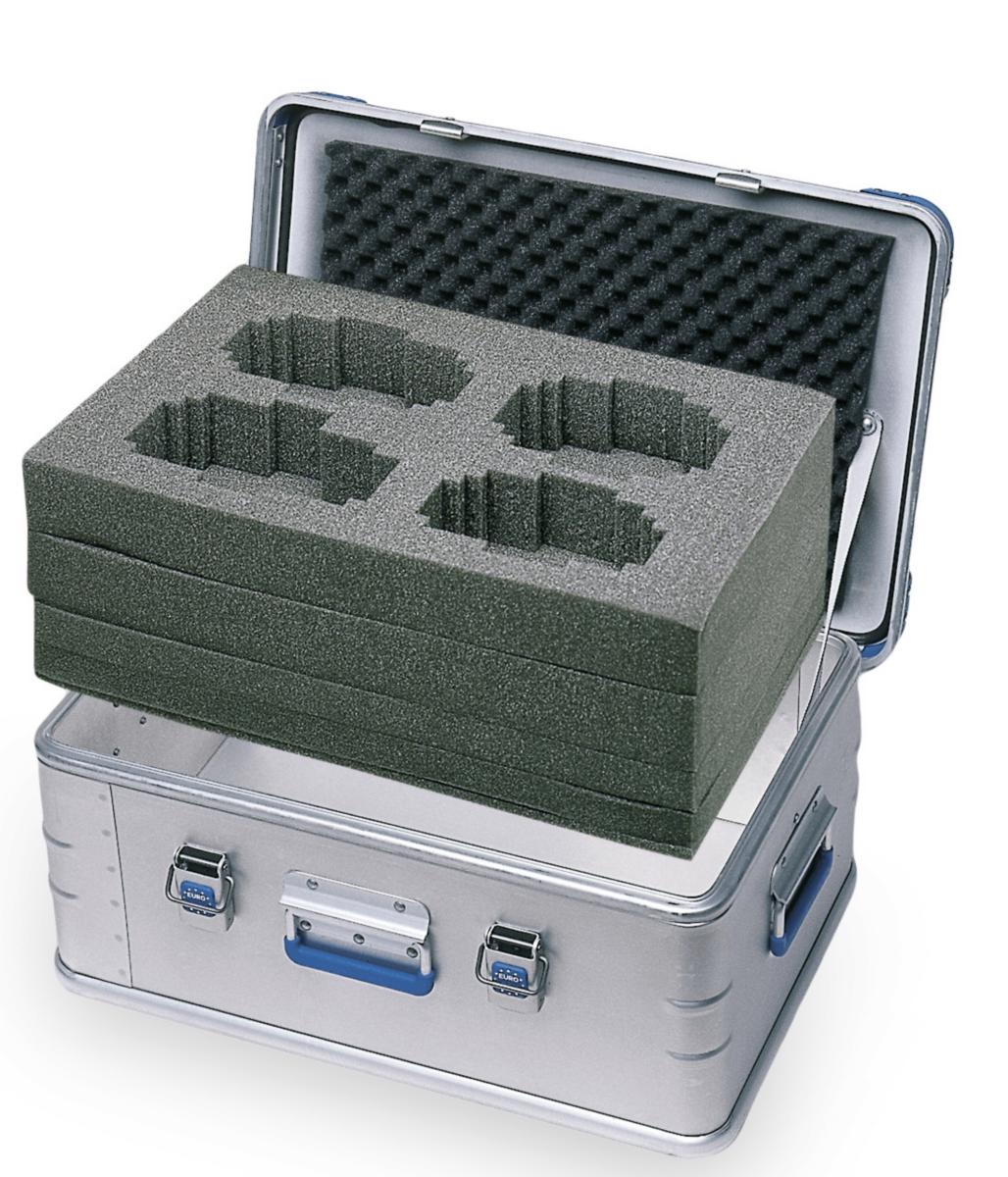 Tilbehør Zarges Eurobox - Plukkskumsett 1 Alu.kasse Zarges utv. 55x35x22cm 40735