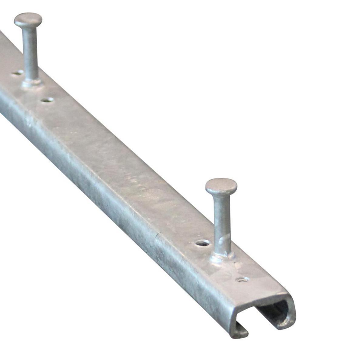 Ankerskinne MAS 25/15 - Ankerskinne Mur MAS 25/15 L=6070mm blankforzinket