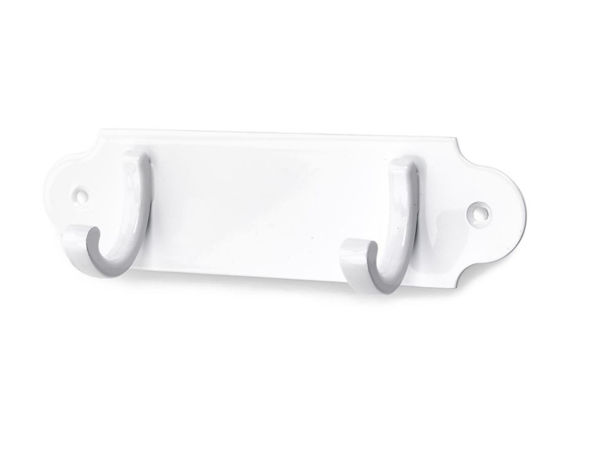 Håndklehenger Habo 1803 - Knaggrekke 1803-2 Habo 160mm 2 kroker hvit