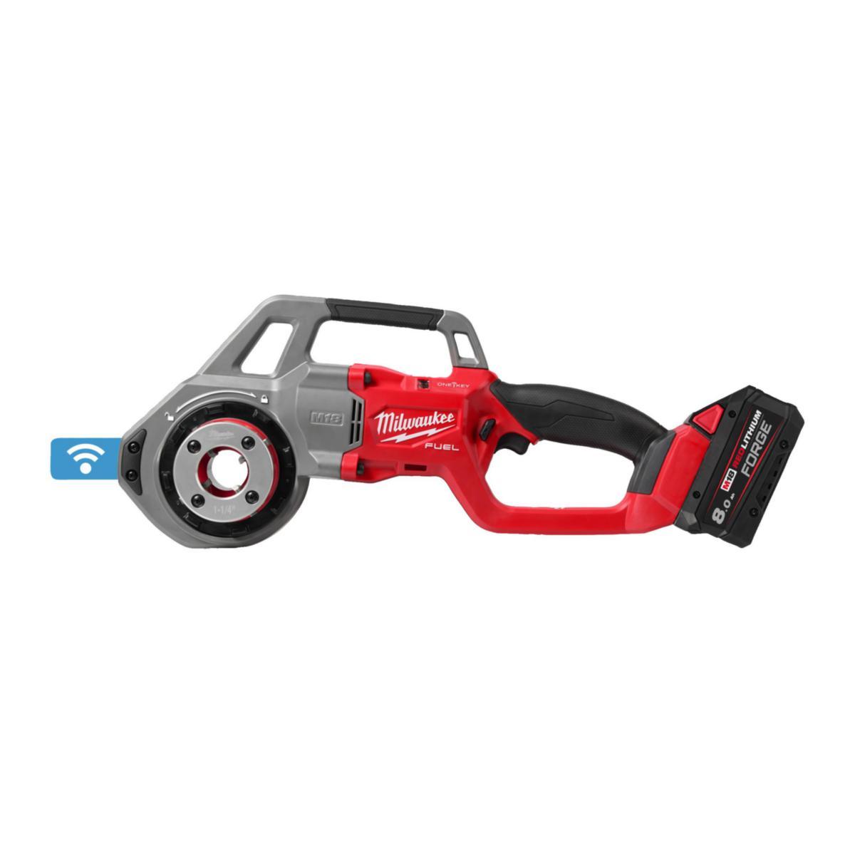 Gjengemaskin Milwaukee M18 FPT114-802C - Gjengemaskin M18 FPT114-802C Milwaukee 18V 2x8.0Ah