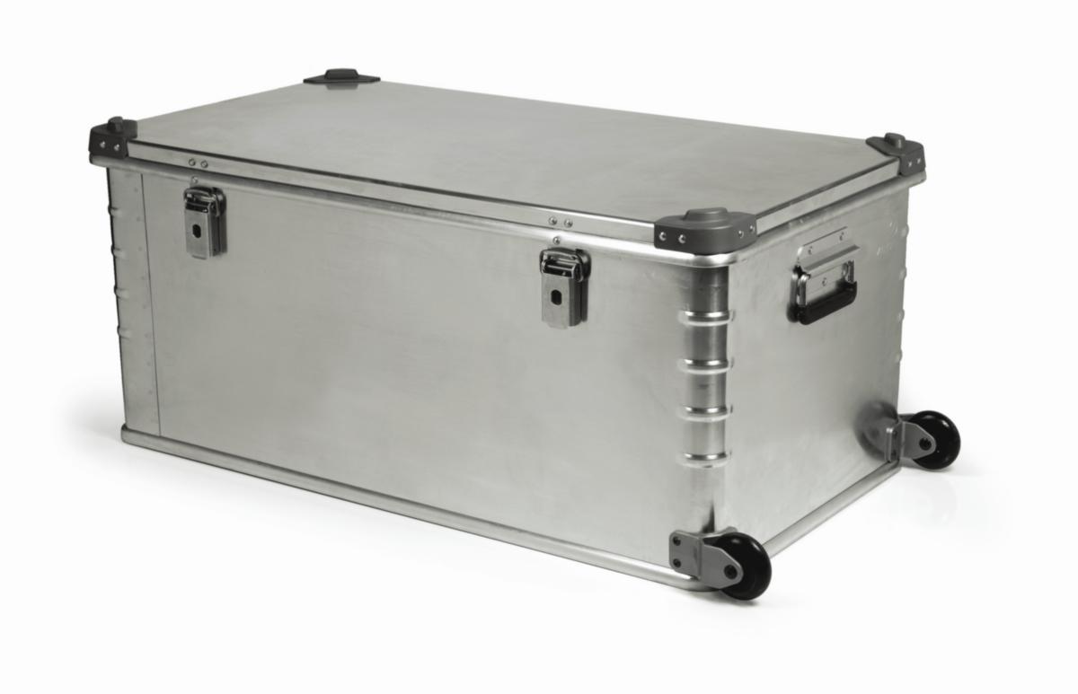 Hjulsett for Zarges Eurobox - Hjulsett Aluminiumskasse lang Zarges hjørnemontert 40738
