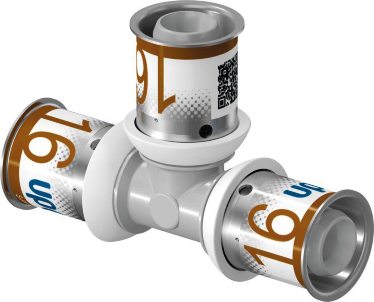 T-rør PPSU S-Press PLUS, Uponor - 20-20-20 mm T-rør PPSU Uponor S-Press PLUS