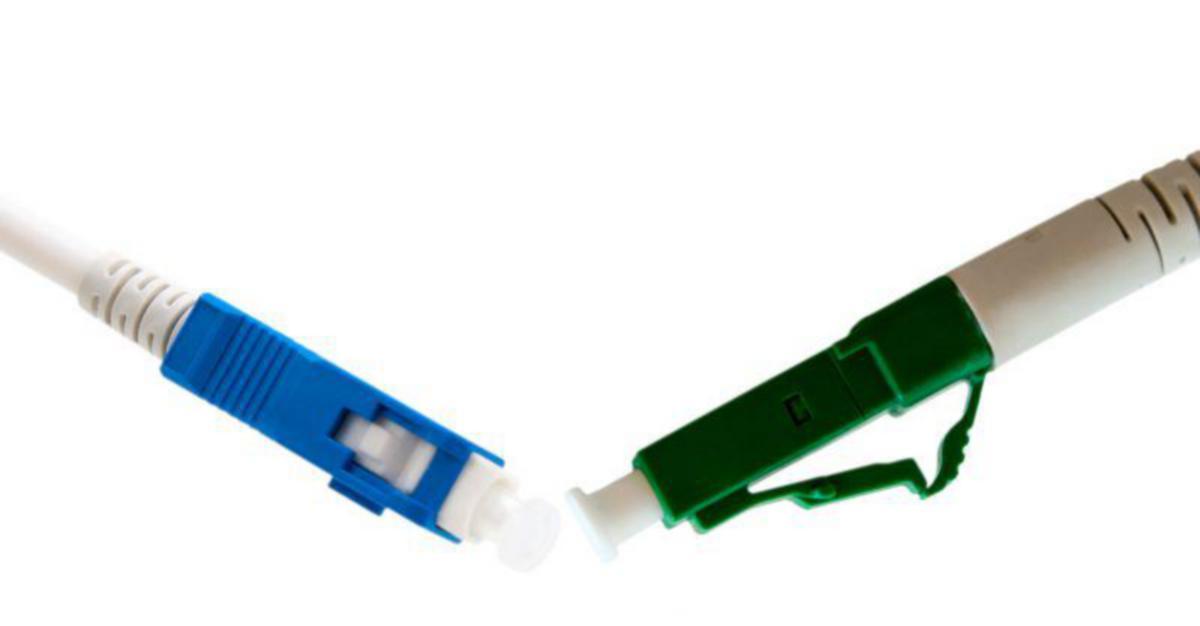 Fibersnor Melbye SM SC-LC - Fibersnor SM SC-LC/A 15m