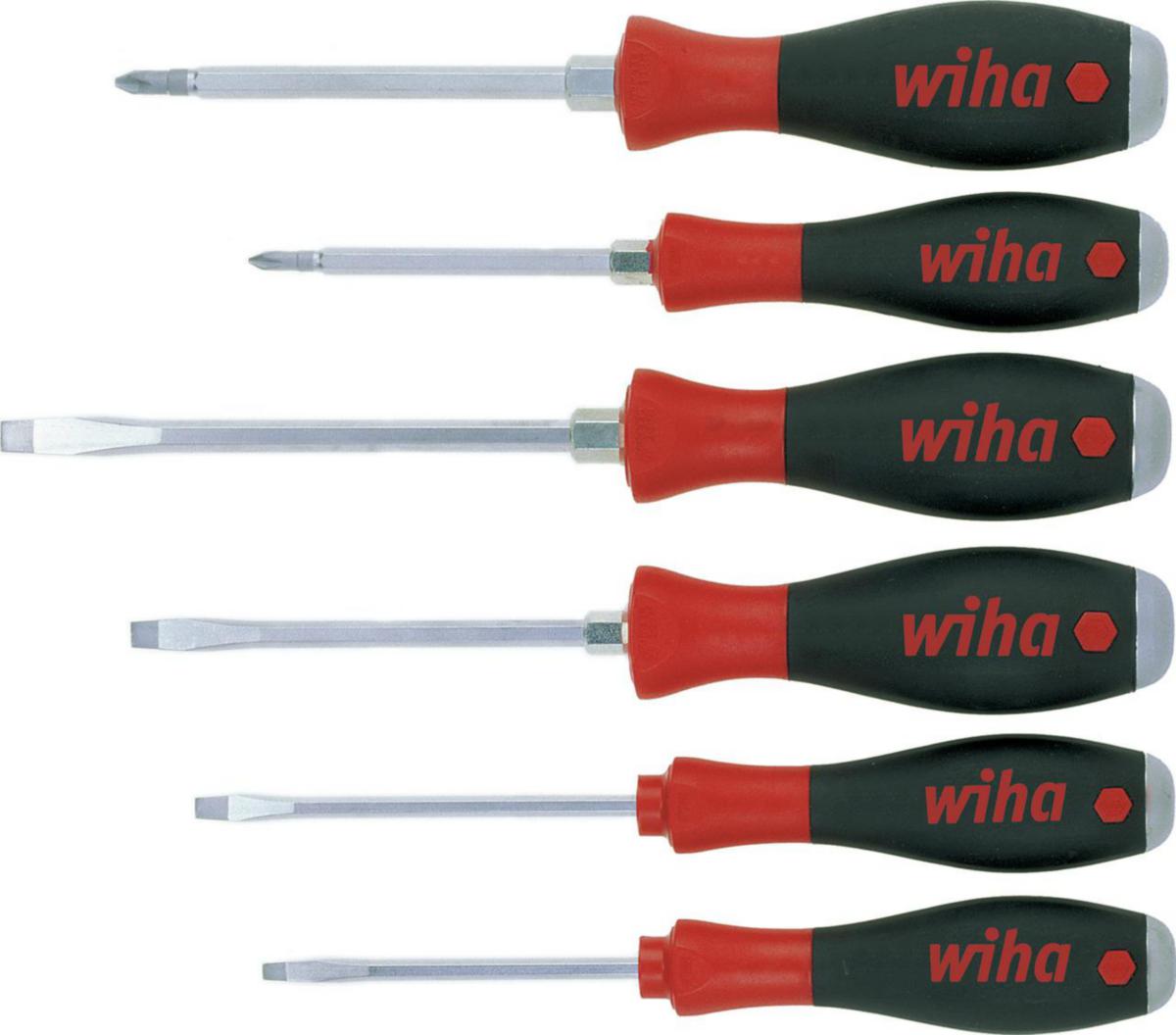 Skrutrekkersett Wiha 530 HK6 - Skrutrekkersett SoftFinish 530 Wiha SL.PH 6 stk