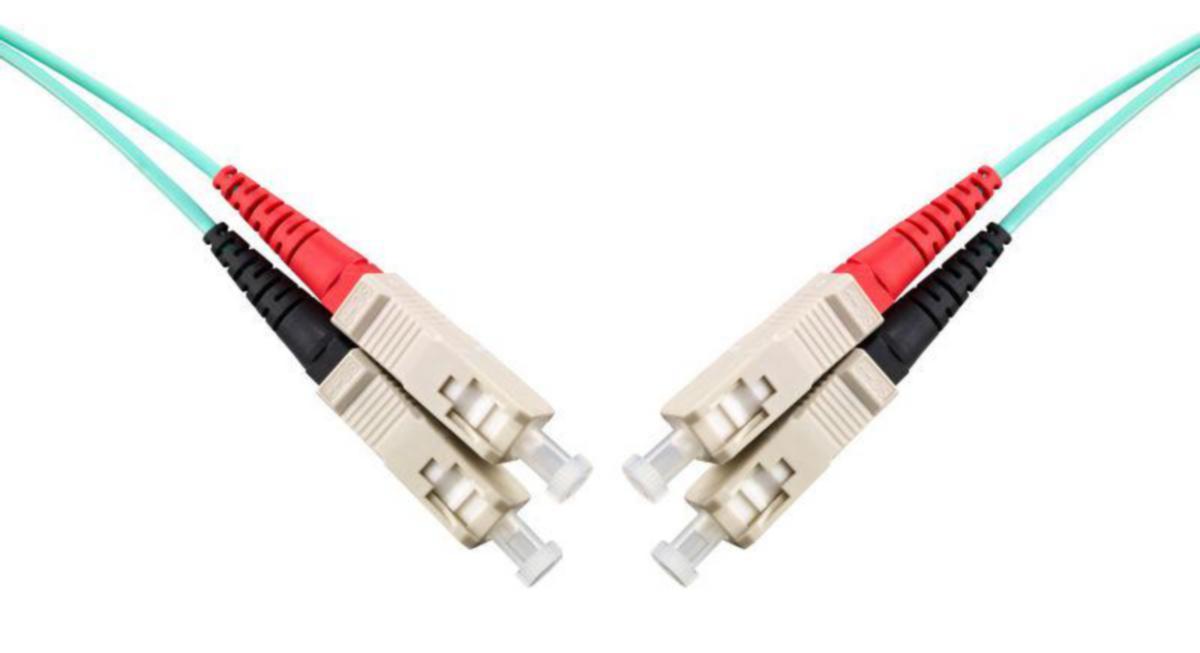 Fibersnor Melbye MM SC-SC - Fibersnor 2xMM OM3 SC-SC 20m