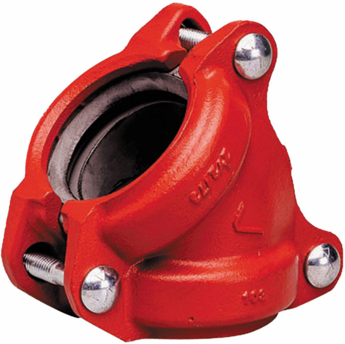 Bend rillet 45º, Vic 103, Rød, Victaulic® FireLock™ - 42.4mm IR 45bend rød S103 - Fire