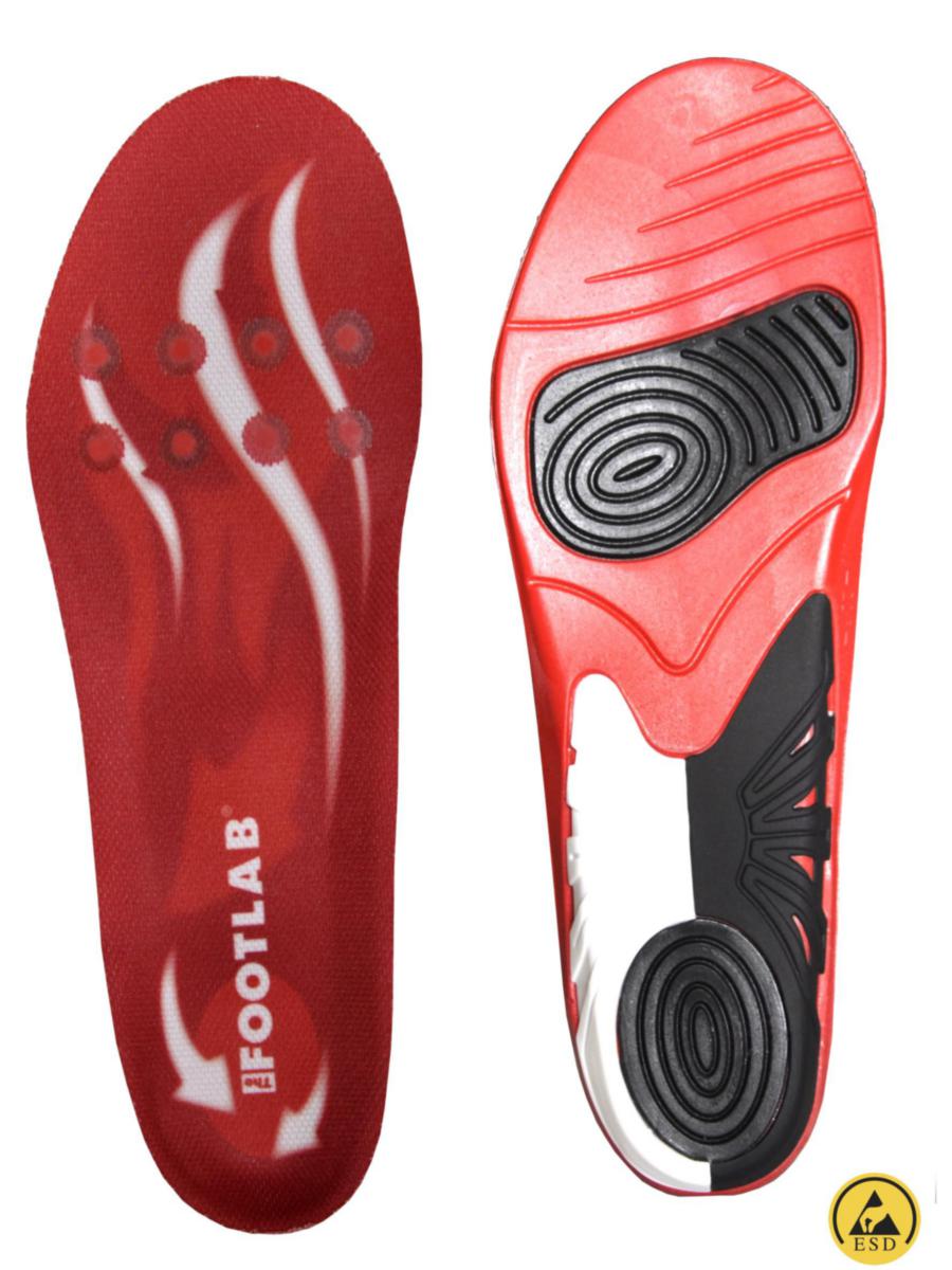 Såle Footlab low arch - Såle Footlab low arch rød str 38